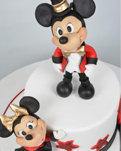 Mickey ve Minnie Doğum Günü Pastası #4